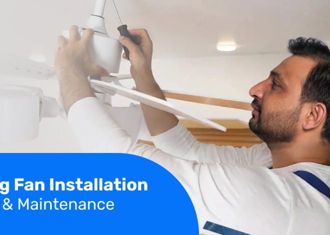 Ceiling Fan Installation, Repair & Maintenance