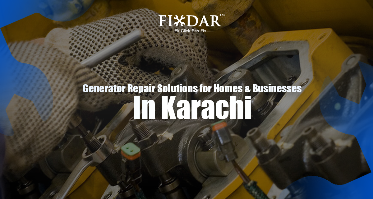 Generator Repair Solutions for Homes & Businesses in Karachi