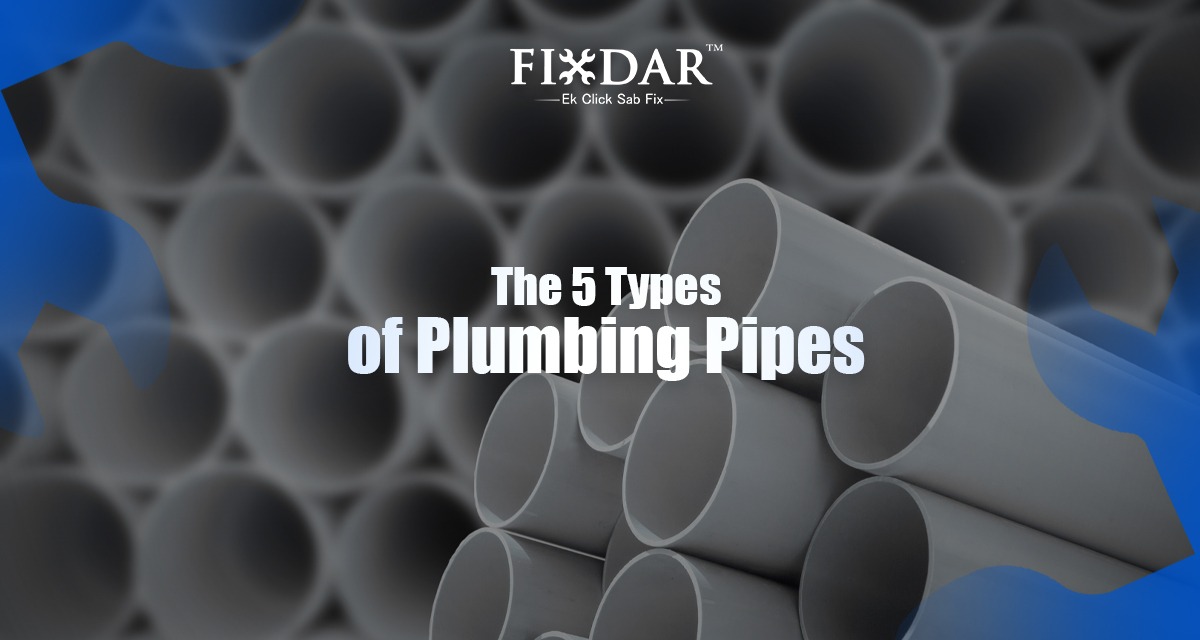 The 5 Types Of Plumbing Pipes