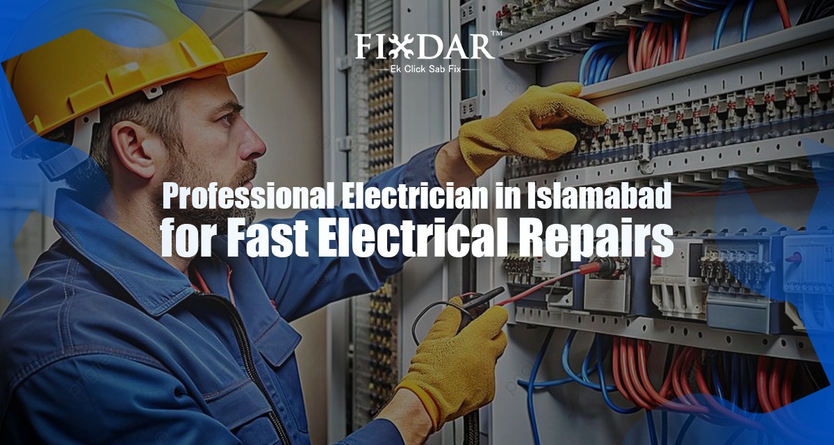 Professional Electrician In Islamabad For Fast Electrical Repairs
