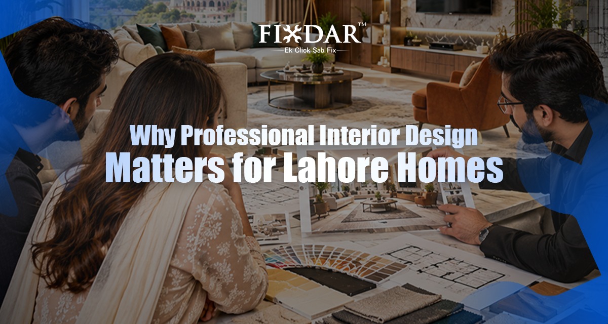 Why Professional Interior Design Matters For Lahore Homes?