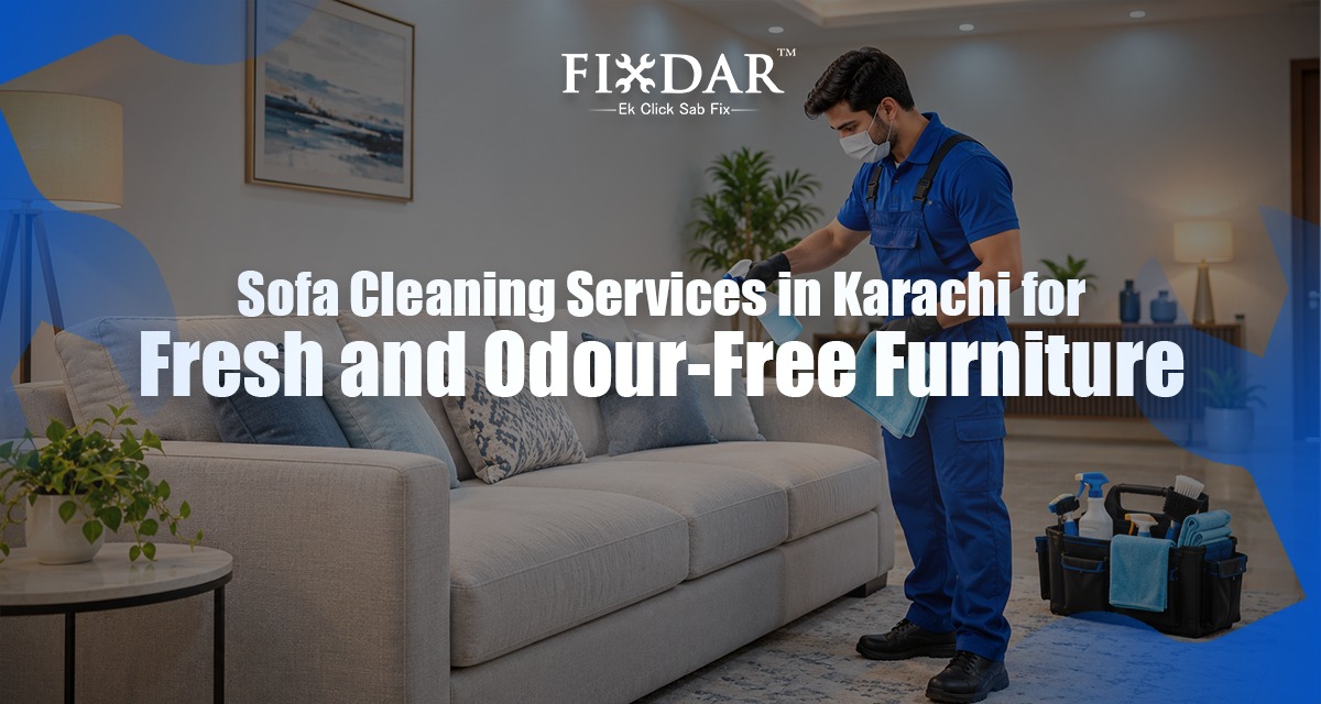 Sofa Cleaning Services In Karachi For Fresh And Odour-Free Furniture